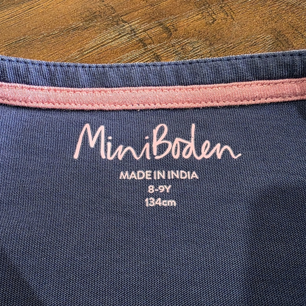 Mini Boden Blue Dress with Colorful Planet Design - Picture 6 of 10